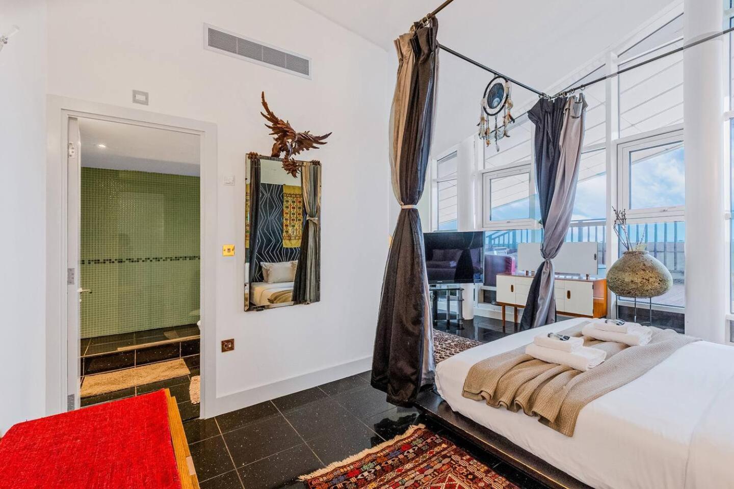 London Canary Wharf Riverside Penthouse Apartment Exteriér fotografie